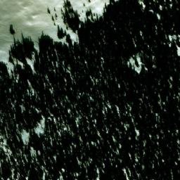 Satellite imagery of Flat Creek Pass, CA