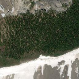 Satellite imagery of Beaverfoot Range, CA