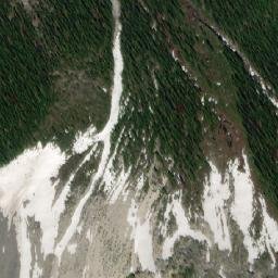Satellite imagery of Beaverfoot Range, CA