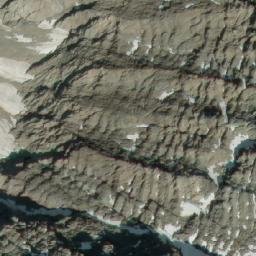 Satellite imagery of Striped Mountain, CA