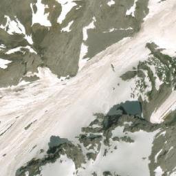 Satellite imagery of Mount Rundle (main summit), CA