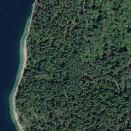 Satellite imagery of Tshinakin Point, CA