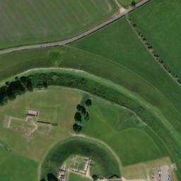 Satellite imagery of Old Sarum Castle, GB