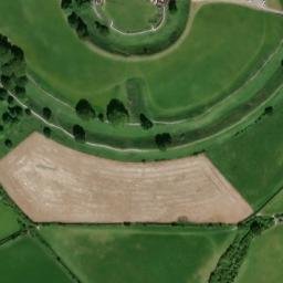 Satellite imagery of Old Sarum Castle, GB