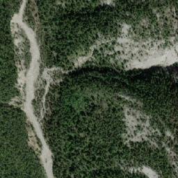 Satellite imagery of Door Jamb Mountain, CA