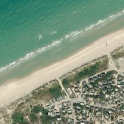 Satellite imagery of Point extrême nord de France, meest westelijke punt van België, BE