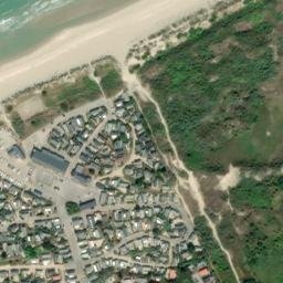 Satellite imagery of Point extrême nord de France, meest westelijke punt van België, BE