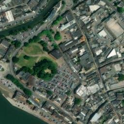 Satellite imagery of Barnstaple Castle, GB