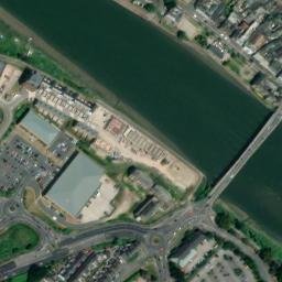 Satellite imagery of Barnstaple Castle, GB