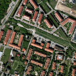 Satellite imagery of cairn, PL