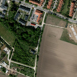 Satellite imagery of cairn, PL
