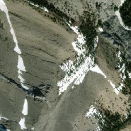 Satellite imagery of Mount McGillivray, CA