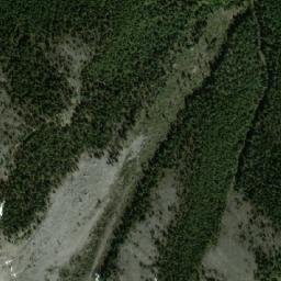 Satellite imagery of Mount McGillivray, CA