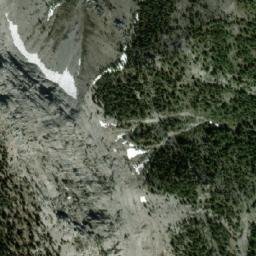 Satellite imagery of Mount McGillivray, CA