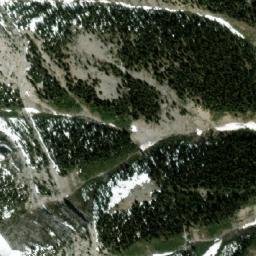 Satellite imagery of Mount McGillivray, CA