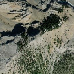 Satellite imagery of Mount Baldy, CA