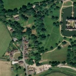 Satellite imagery of Bodiam Castle, GB