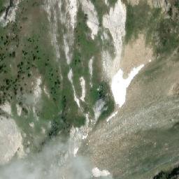 Satellite imagery of Mount Llewelyn, CA