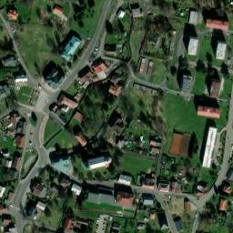 Satellite imagery of Elitex [Jiříkov] former factory chimney, CZ