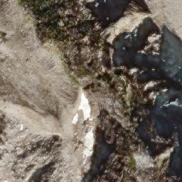 Satellite imagery of Mizzenmast Peak, CA