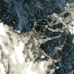 Satellite imagery of Fluted Mountain, CA
