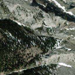 Satellite imagery of Mount Lorette, CA