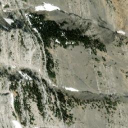 Satellite imagery of Mount Lorette, CA