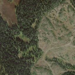 Satellite imagery of Silwhoiakun Mountain, CA