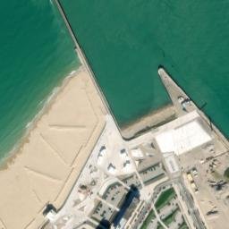 Satellite imagery of Calais Harbour, FR