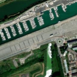 Satellite imagery of Calais Harbour, FR