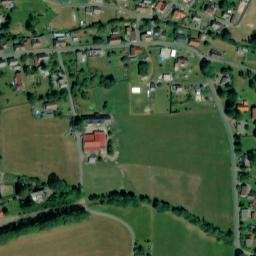 Satellite imagery of [Jindřichovice pod Smrkem] textil factory chimney, CZ