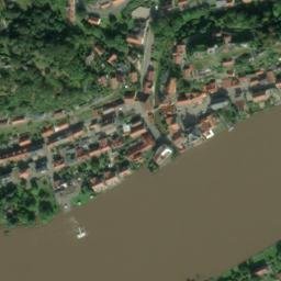 Satellite imagery of Schloss Ruinen der Stadt Wehlen., DE