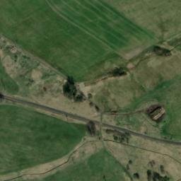 Satellite imagery of [Rumburk-Dolní Křečany] former spinning yarn comb factory chimney, CZ