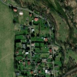 Satellite imagery of [Rumburk-Dolní Křečany] former spinning yarn comb factory chimney, CZ