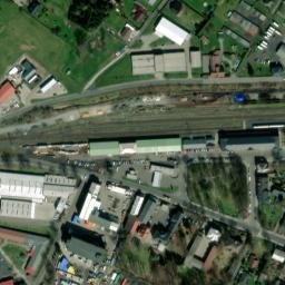 Satellite imagery of [Rumburk] monastery church sanctus t., CZ