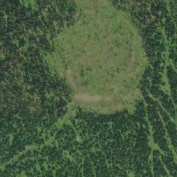 Satellite imagery of Mount Cahilty, CA