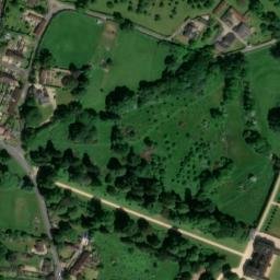 Satellite imagery of Montacute House, GB