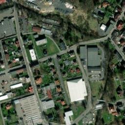 Satellite imagery of [Rumburk] monastery church sanctus t., CZ