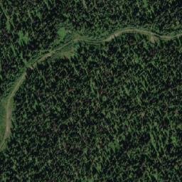 Satellite imagery of Shuswap Range, CA