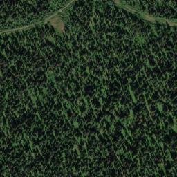Satellite imagery of Shuswap Range, CA