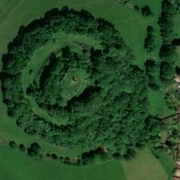 Satellite imagery of Montacute House, GB