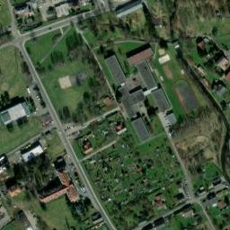 Satellite imagery of [Rumburk] monastery church sanctus t., CZ