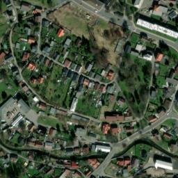 Satellite imagery of [Rumburk] monastery church sanctus t., CZ