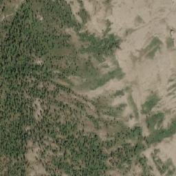 Satellite imagery of Assiniboine Pass, CA