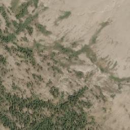 Satellite imagery of Assiniboine Pass, CA