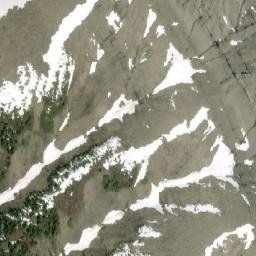Satellite imagery of Mount Turbulent, CA