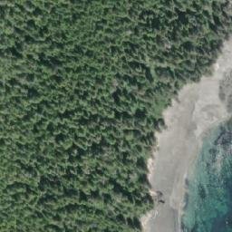 Satellite imagery of Cape James, CA