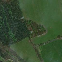 Satellite imagery of Slezan [Frýdlant] former factory chimney, CZ