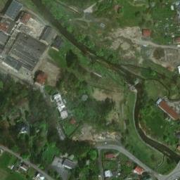 Satellite imagery of [Frýdlant] town hall outlook t., CZ