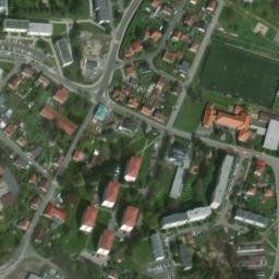 Satellite imagery of [Frýdlant] heat plant chimney, CZ